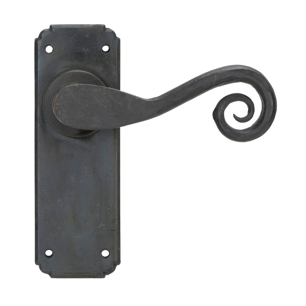 From The Anvil - Beeswax Monkeytail Lever Latch Set | Sku. 33901 | Trade Door Handles.