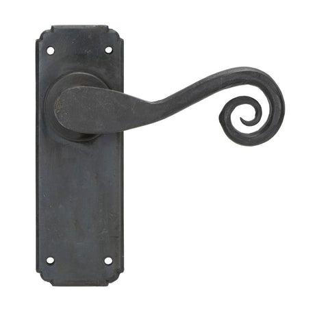 From The Anvil - Beeswax Monkeytail Lever Latch Set | Sku. 33901 | Trade Door Handles.