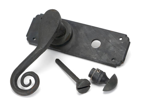 From The Anvil - Beeswax Monkeytail Lever Bathroom Set | Sku. 33902 | Trade Door Handles.