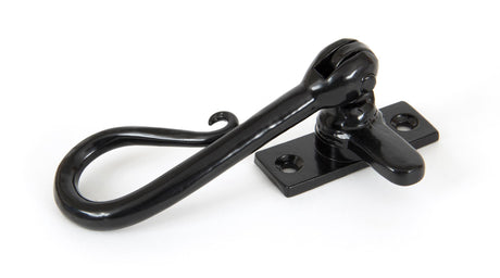 From The Anvil - Black Shepherd's Crook Fastener | Sku. 33956 | Trade Door Handles.