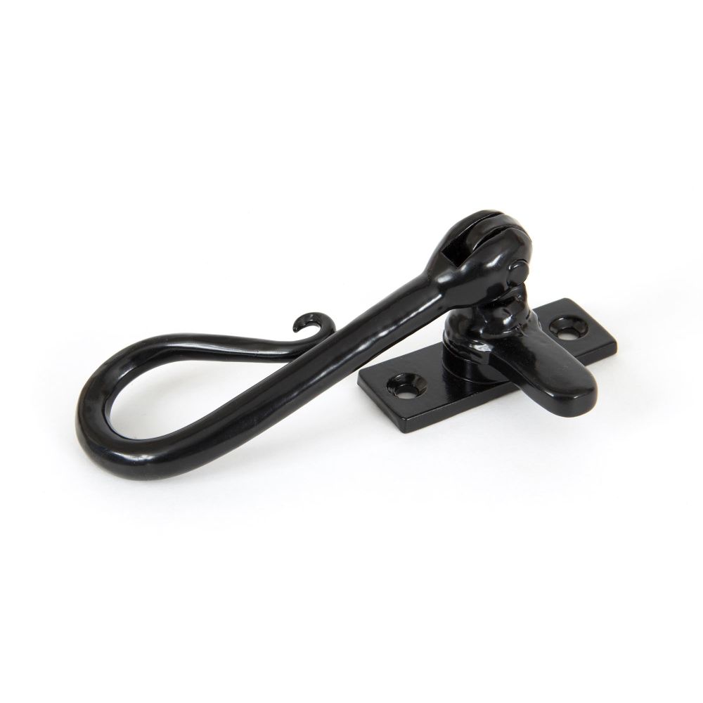 From The Anvil - Black Shepherd's Crook Fastener | Sku. 33956 | Trade Door Handles.