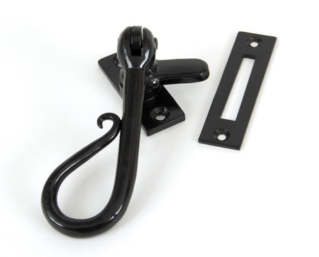 From The Anvil - Black Shepherd's Crook Fastener | Sku. 33956 | Trade Door Handles.