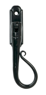 From The Anvil - Black Shepherd's Crook Espag - RH | Sku. 33957 | Trade Door Handles.