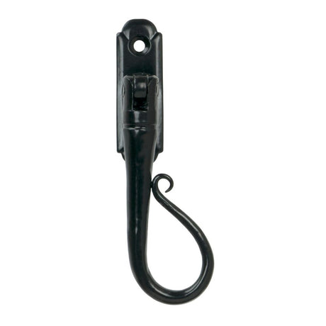 From The Anvil - Black Shepherd's Crook Espag - RH | Sku. 33957 | Trade Door Handles.
