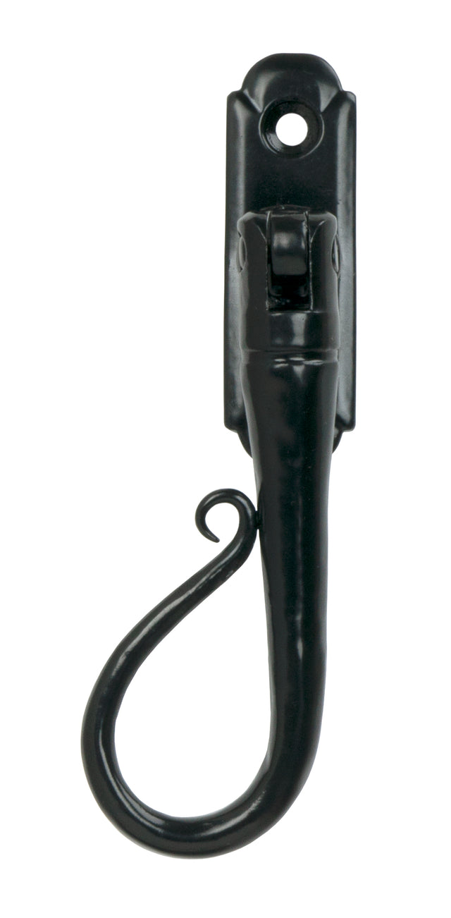 From The Anvil - Black Shepherd's Crook Espag - LH | Sku. 33958 | Trade Door Handles.