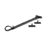 From The Anvil - Black 10" Shepherd's Crook Stay | Sku. 33961 | Trade Door Handles.