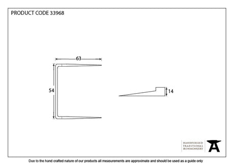 From The Anvil - Black Staple Pin | Sku. 33968 | Trade Door Handles.