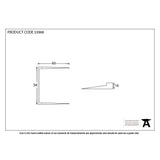 From The Anvil - Black Staple Pin | Sku. 33968 | Trade Door Handles.