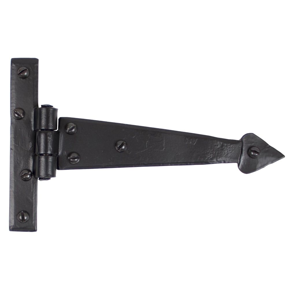 From The Anvil - Black 6" Arrow Head T Hinge (pair) | Sku. 33972 | Trade Door Handles.