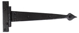 From The Anvil - Black 12" Arrow Head T Hinge (pair) | Sku. 33973 | Trade Door Handles.