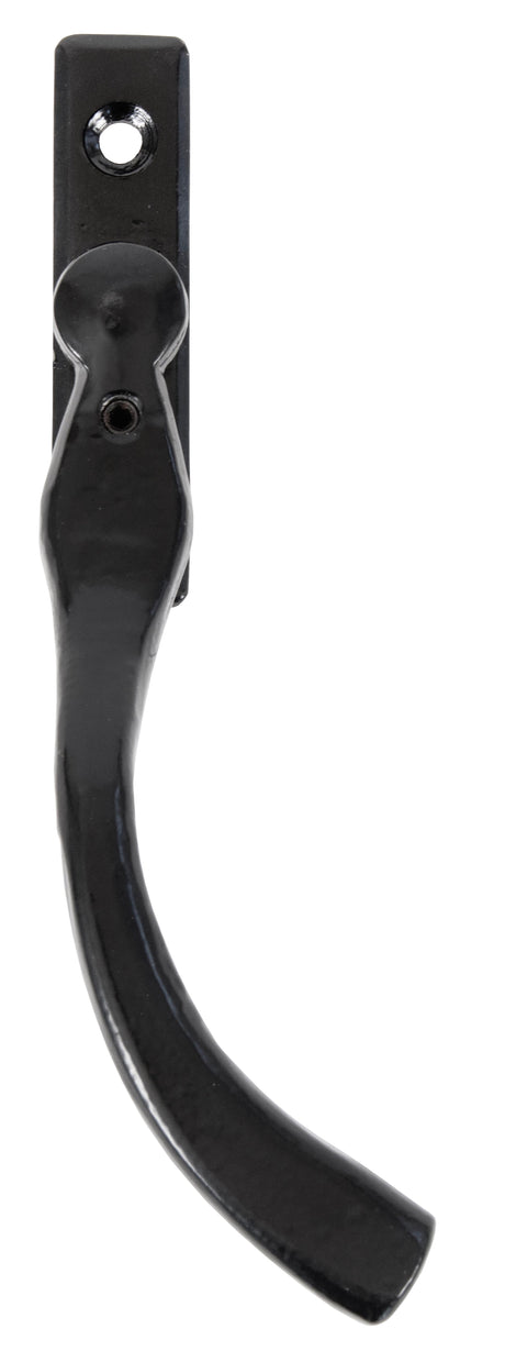 From The Anvil - Black 16mm Peardrop Espag - RH | Sku. 33975 | Trade Door Handles.