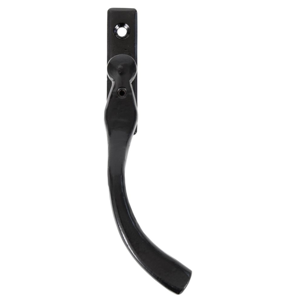 From The Anvil - Black 16mm Peardrop Espag - RH | Sku. 33975 | Trade Door Handles.