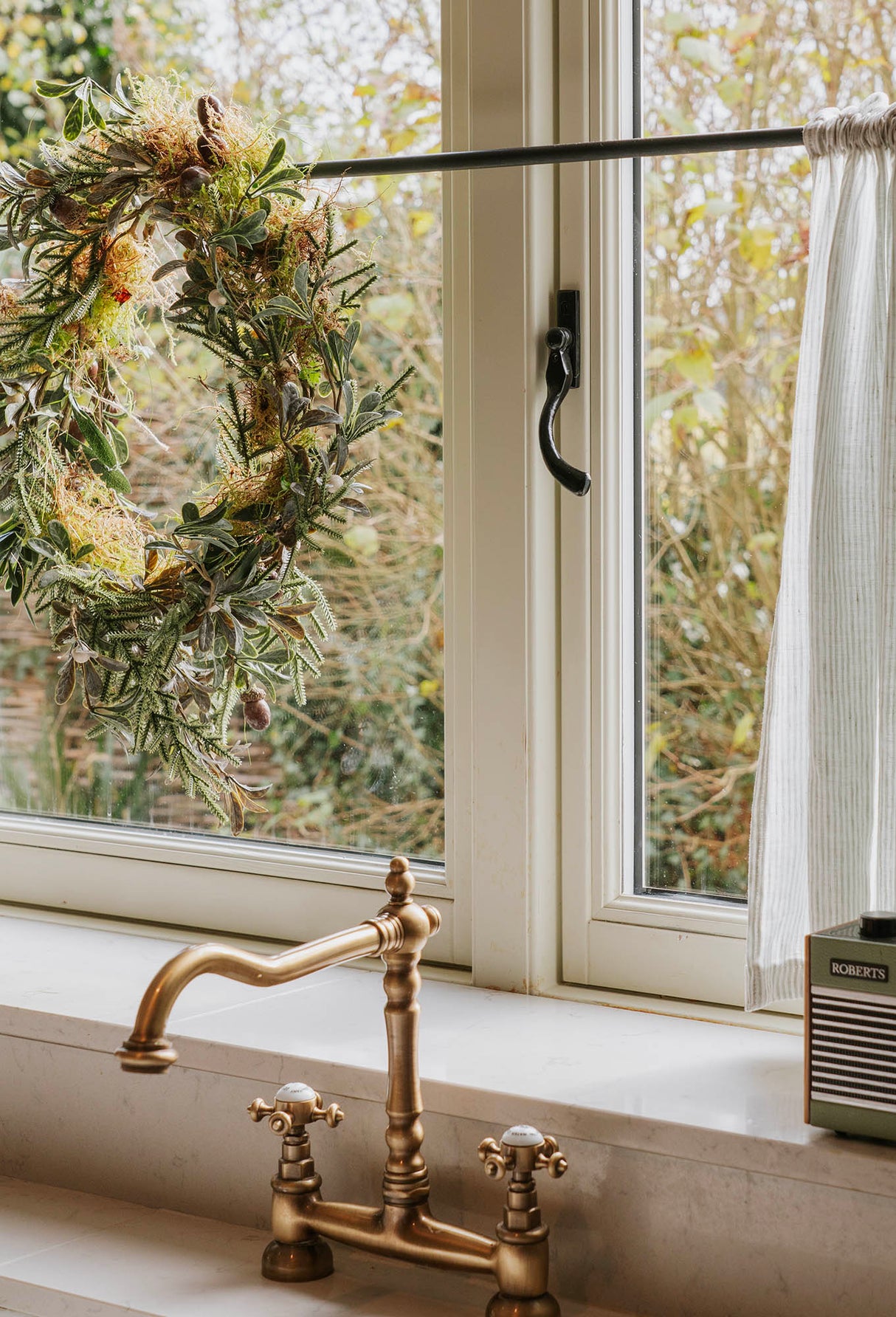 From The Anvil - Black 16mm Peardrop Espag - RH | Sku. 33975 | Trade Door Handles.