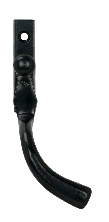 From The Anvil - Black 16mm Peardrop Espag - RH | Sku. 33975 | Trade Door Handles.