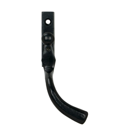 From The Anvil - Black 16mm Peardrop Espag - RH | Sku. 33975 | Trade Door Handles.
