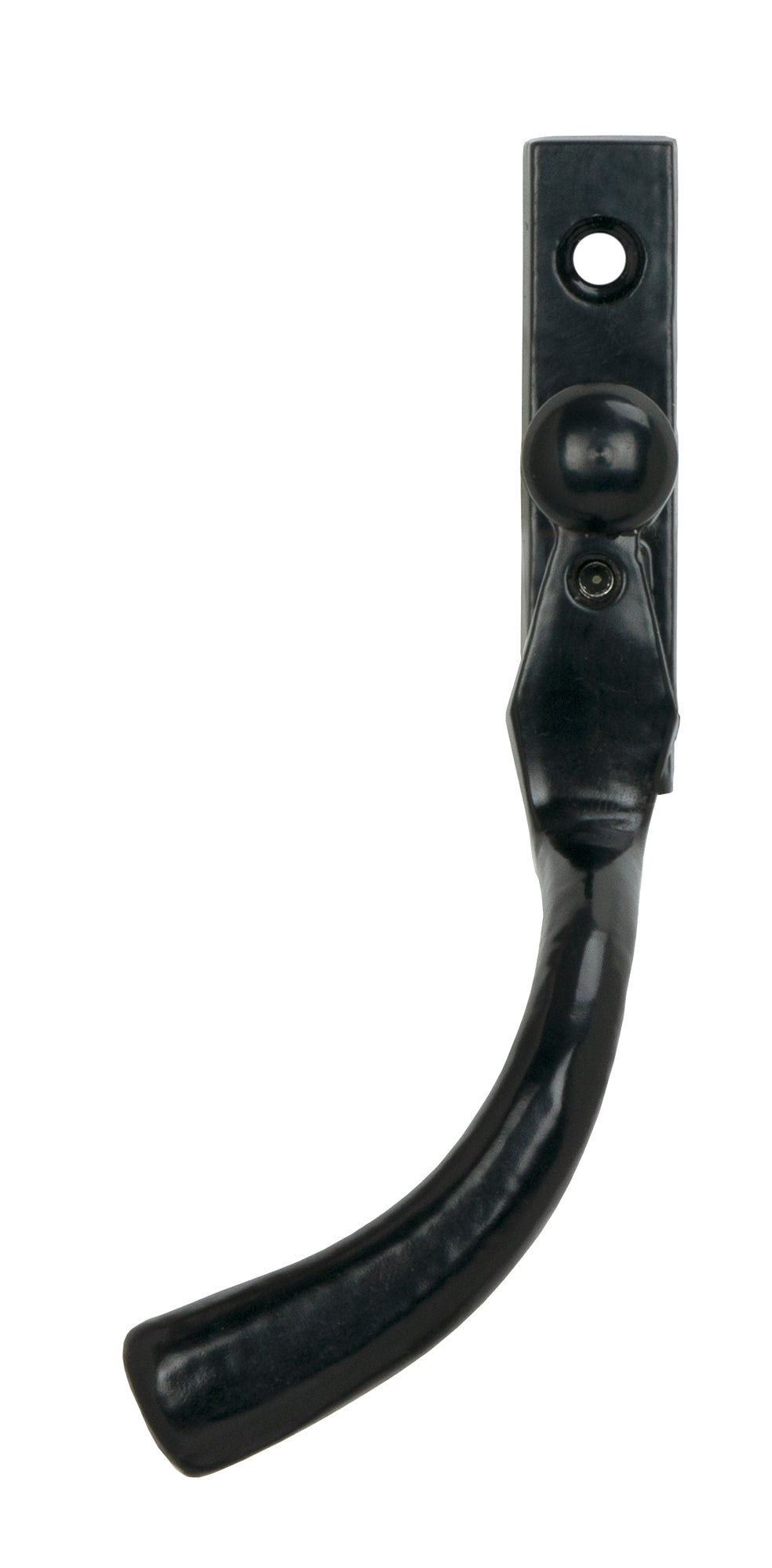 From The Anvil - Black 16mm Peardrop Espag - LH | Sku. 33976 | Trade Door Handles.