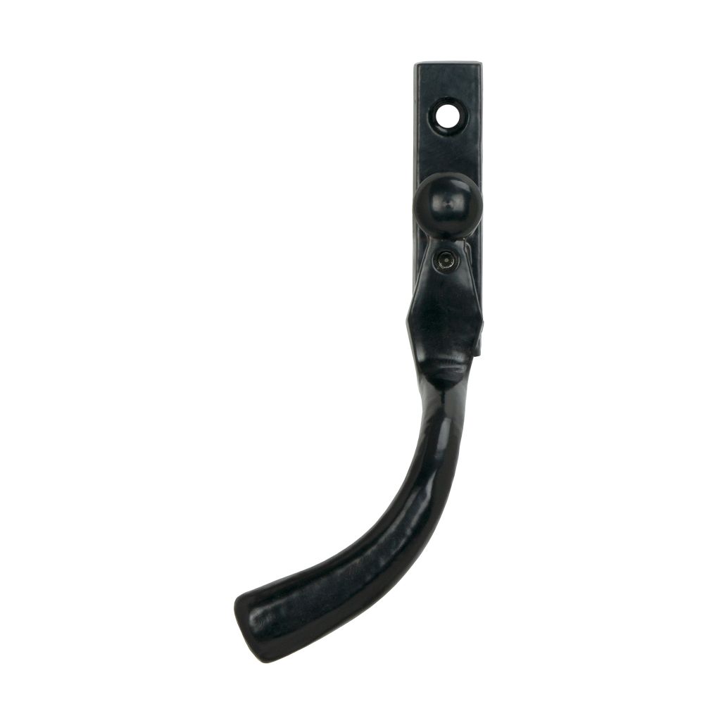 From The Anvil - Black 16mm Peardrop Espag - LH | Sku. 33976 | Trade Door Handles.