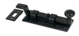 From The Anvil - Black 4" Cranked Knob Bolt | Sku. 33981 | Trade Door Handles.