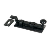 From The Anvil - Black 4" Cranked Knob Bolt | Sku. 33981 | Trade Door Handles.