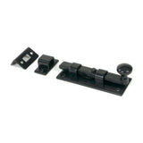 From The Anvil - Black 4" Straight Knob Bolt | Sku. 33982 | Trade Door Handles.