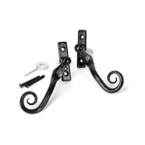 From The Anvil - Black 16mm Monkeytail Espag - RH | Sku. 33983 | Trade Door Handles.