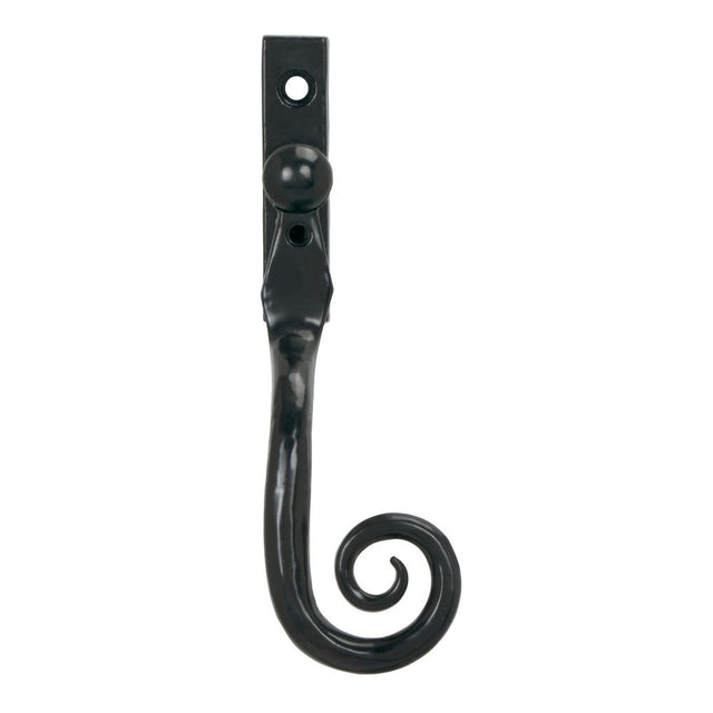 From The Anvil - Black 16mm Monkeytail Espag - RH | Sku. 33983 | Trade Door Handles.