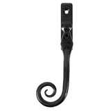 From The Anvil - Black 16mm Monkeytail Espag - LH | Sku. 33984 | Trade Door Handles.