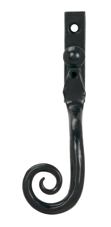 From The Anvil - Black 16mm Monkeytail Espag - LH | Sku. 33984 | Trade Door Handles.