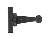 From The Anvil - Black 4" Penny End T Hinge (pair) | Sku. 33986 | Trade Door Handles.