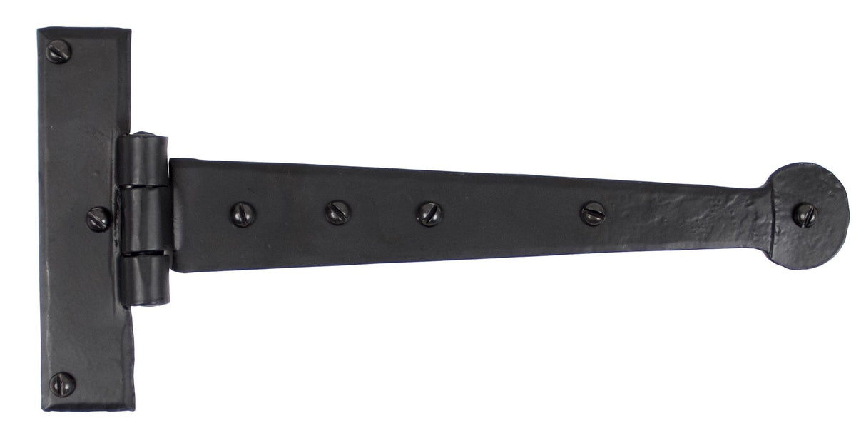 From The Anvil - Black 9" Penny End T Hinge (pair) | Sku. 33988 | Trade Door Handles.