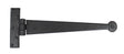 From The Anvil - Black 12" Penny End T Hinge (pair) | Sku. 33989 | Trade Door Handles.