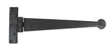 From The Anvil - Black 12" Penny End T Hinge (pair) | Sku. 33989 | Trade Door Handles.
