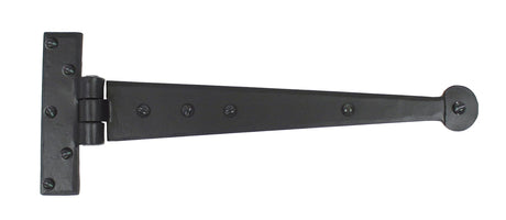 From The Anvil - Black 12" Penny End T Hinge (pair) | Sku. 33989 | Trade Door Handles.