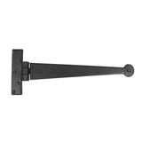 From The Anvil - Black 12" Penny End T Hinge (pair) | Sku. 33989 | Trade Door Handles.