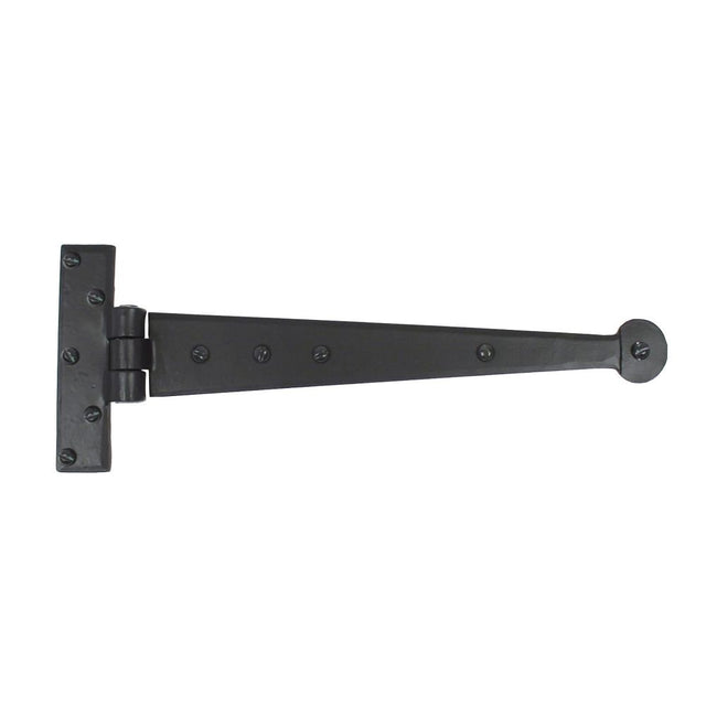 From The Anvil - Black 12" Penny End T Hinge (pair) | Sku. 33989 | Trade Door Handles.