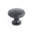 From The Anvil - Black Hammered Cabinet Knob - Medium | Sku. 33992 | Trade Door Handles.