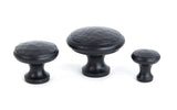 From The Anvil - Black Hammered Cabinet Knob - Large | Sku. 33993 | Trade Door Handles.