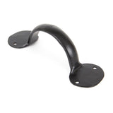 From The Anvil - Black 6" Bean D Handle | Sku. 33998 | Trade Door Handles.