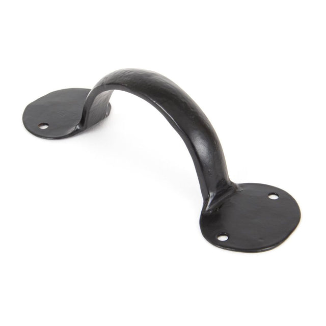 From The Anvil - Black 6" Bean D Handle | Sku. 33998 | Trade Door Handles.
