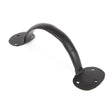 From The Anvil - Black 8" Bean D Handle | Sku. 33999 | Trade Door Handles.