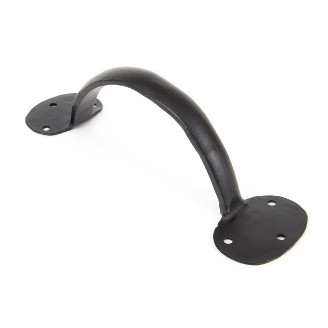 From The Anvil - Black 8" Bean D Handle | Sku. 33999 | Trade Door Handles.