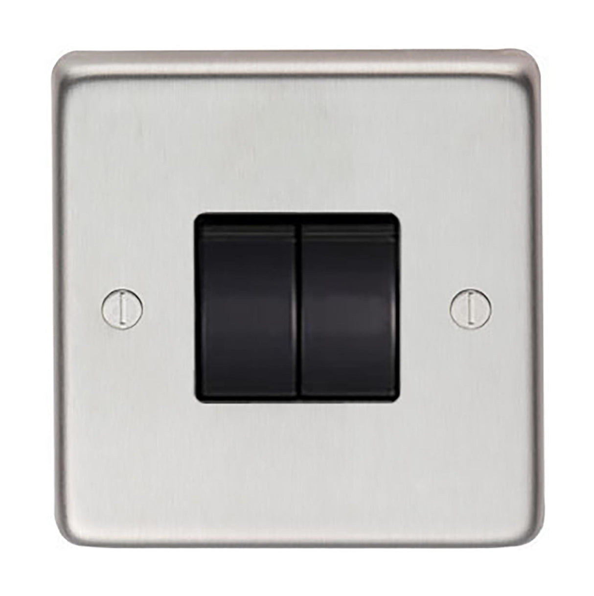 From The Anvil - BN Double 10 Amp Switch | Sku. 34201 | Trade Door Handles.