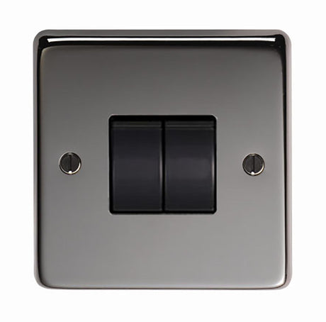 From The Anvil - BN Double 10 Amp Switch | Sku. 34201 | Trade Door Handles.