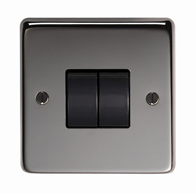 From The Anvil - BN Double 10 Amp Switch | Sku. 34201 | Trade Door Handles.