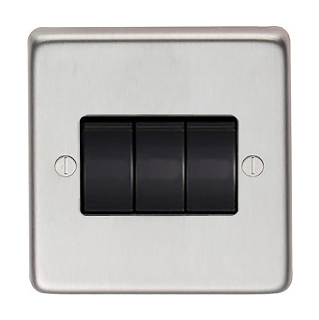 From The Anvil - SSS Triple 10 Amp Switch | Sku. 34202/1 | Trade Door Handles.