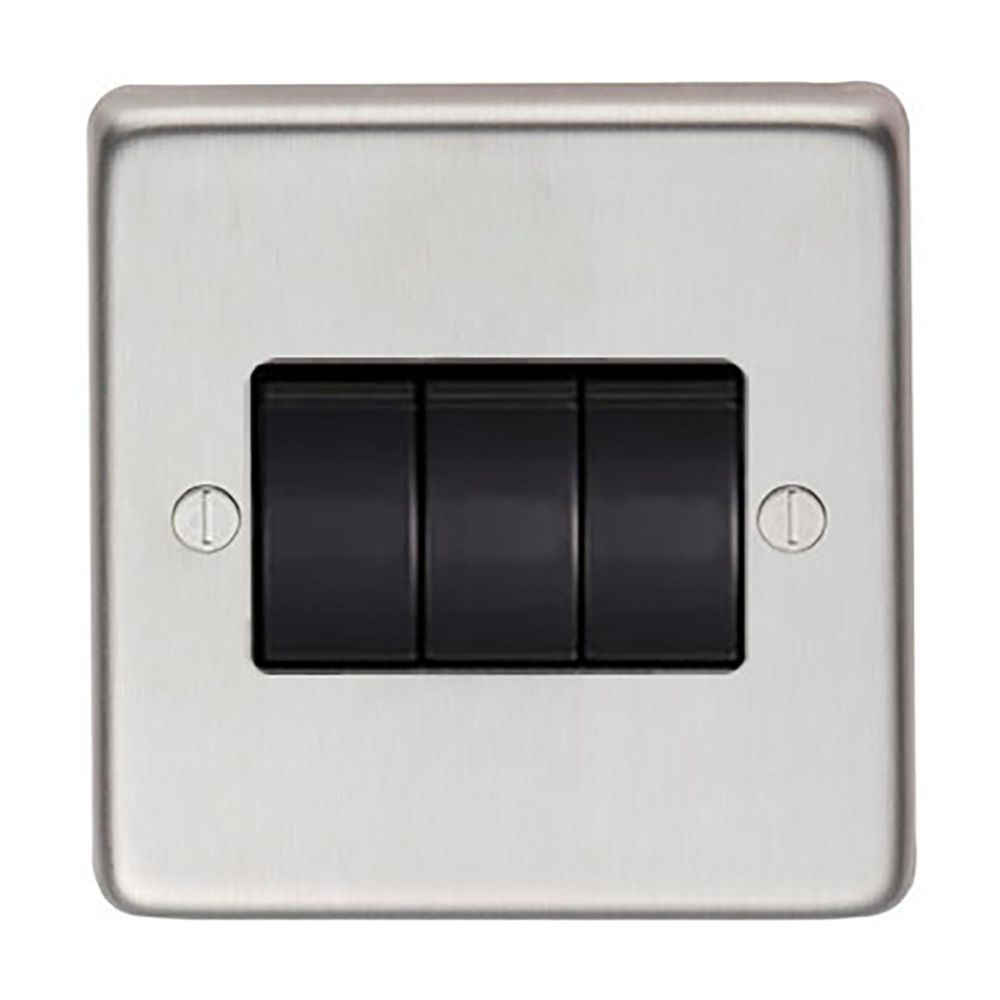 From The Anvil - SSS Triple 10 Amp Switch | Sku. 34202/1 | Trade Door Handles.