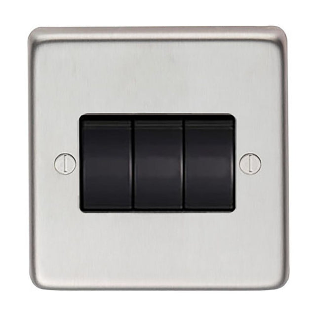 From The Anvil - SSS Triple 10 Amp Switch | Sku. 34202/1 | Trade Door Handles.
