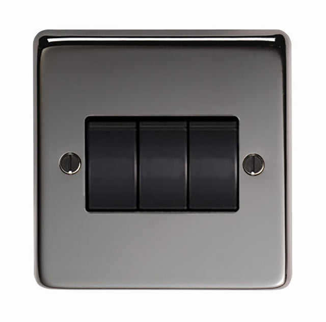From The Anvil - BN Triple 10 Amp Switch | Sku. 34202 | Trade Door Handles.