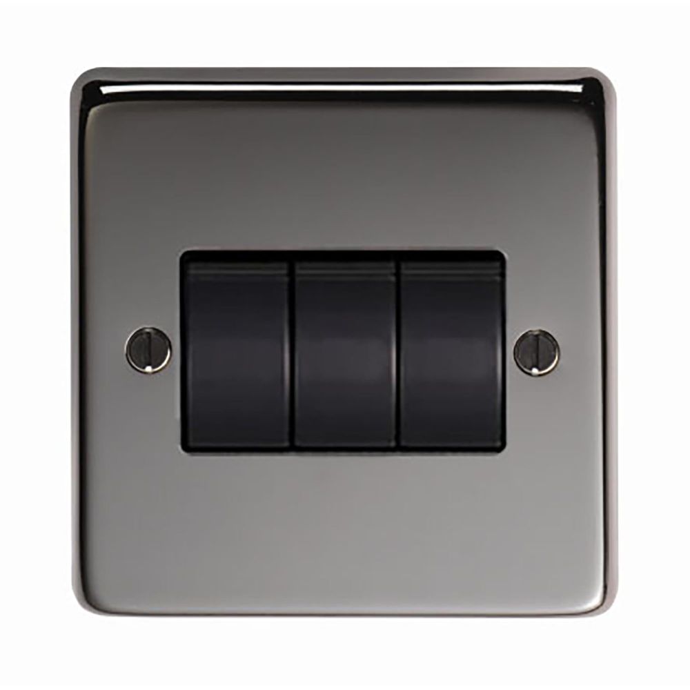 From The Anvil - BN Triple 10 Amp Switch | Sku. 34202 | Trade Door Handles.