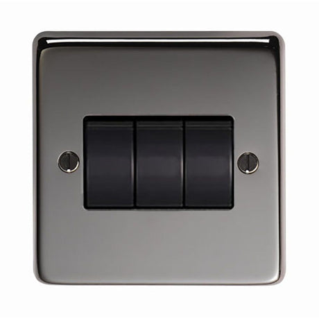 From The Anvil - BN Triple 10 Amp Switch | Sku. 34202 | Trade Door Handles.